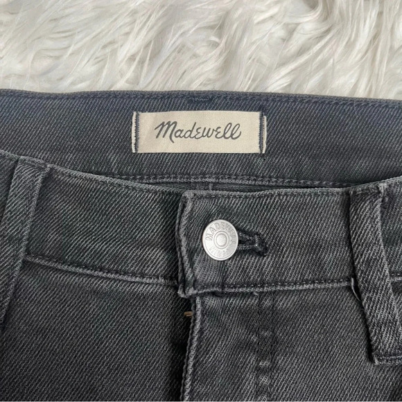 Madewell Cali Demi-Boot Jeans Starkey Wash Black Denim Casual Women’s 32 - Picture 6 of 11